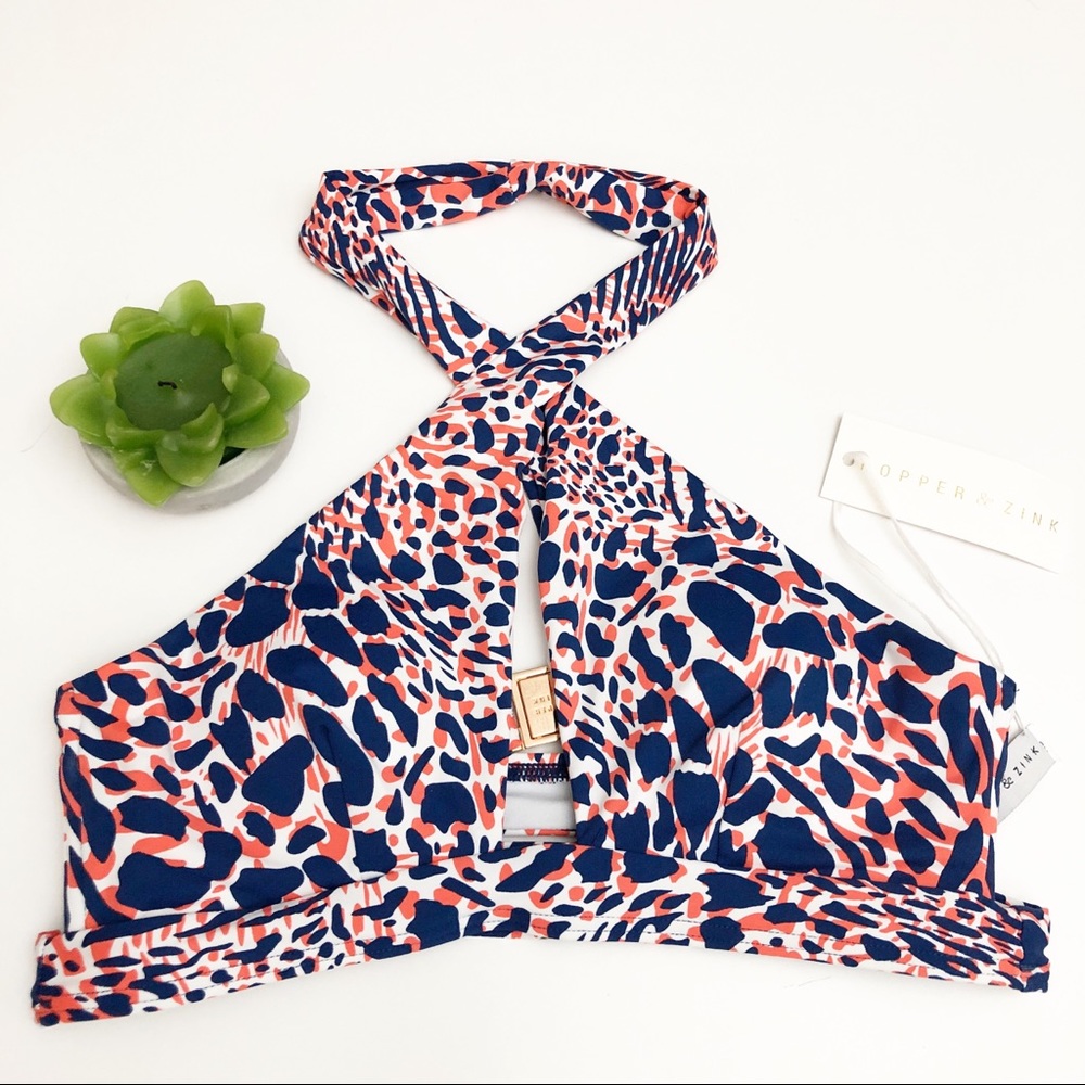 KOPPER & ZINK🆕Indiana Bikini Top in Wild Thing XS